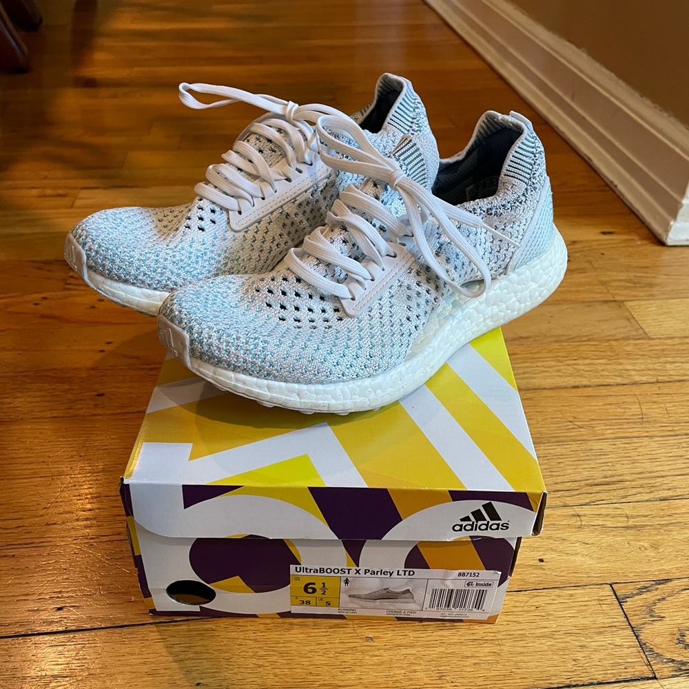 Adidas women’s ultra boost X parley TLD size 6.5